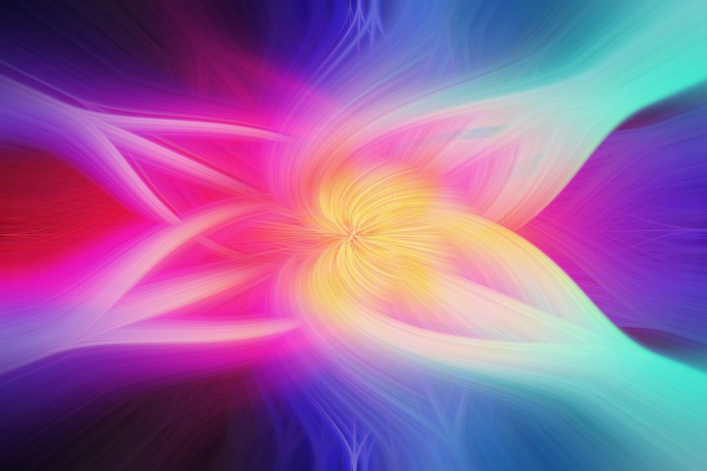 Bunter Knoten für Chakren-Energiearbeit – Förderung von Harmonie und energetischer Balance