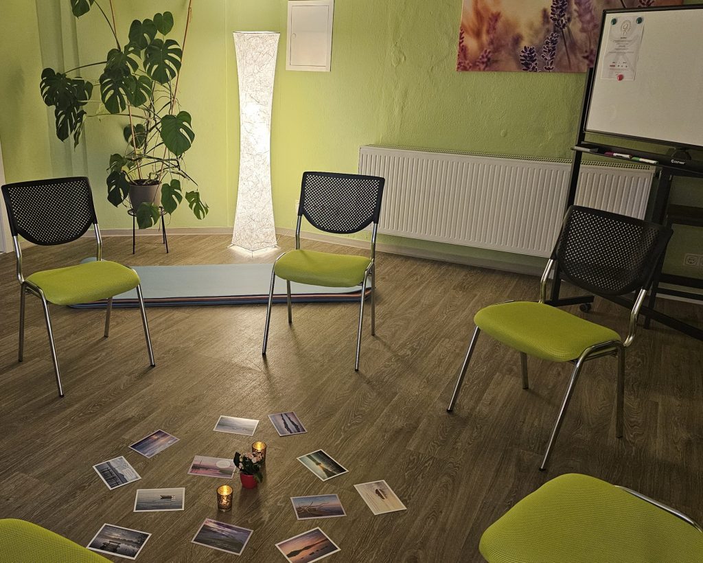 Einblick in die Praxis und in den Gruppenraum